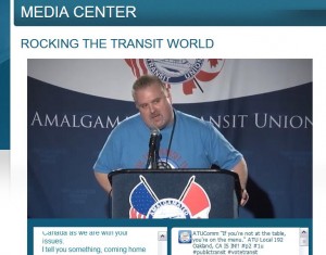 John Lee speaking at the "Rocking the Transit World."