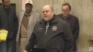 Local 589 Green Line Delegate Scott Page testifying on Boston City Council Docket #1432.